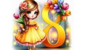 8 марта в средней группе "Сказка"