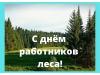 #День работников леса РК
