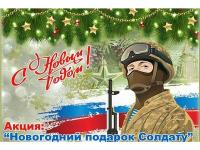Благотворительная акция: "Новогодняя посылка солдату".