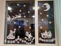 Новогодние окна в детском саду