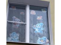 новогодние окна